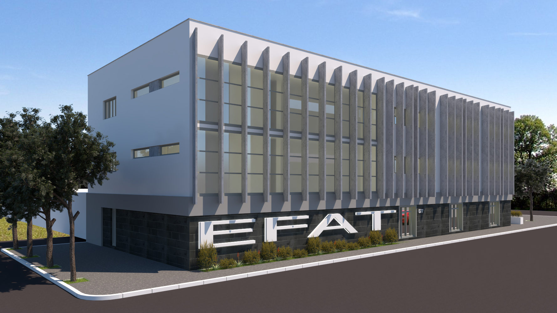 Projeto da nova sede da EFAT em Achada Grande Tras